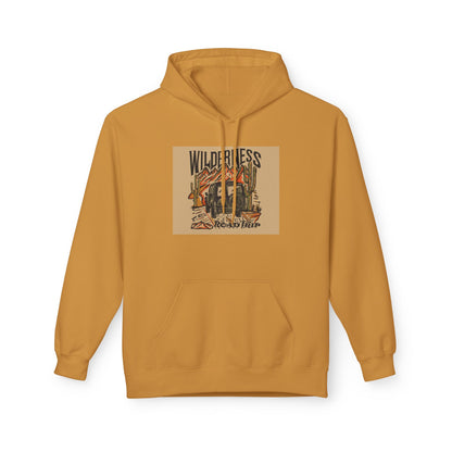 Wilde Bless Fleece Hoodie - Unisex, Cozy Style, Perfect for Casual Wear, Gifts, Outdoor Adventures, Festivals - MaisonThreadory