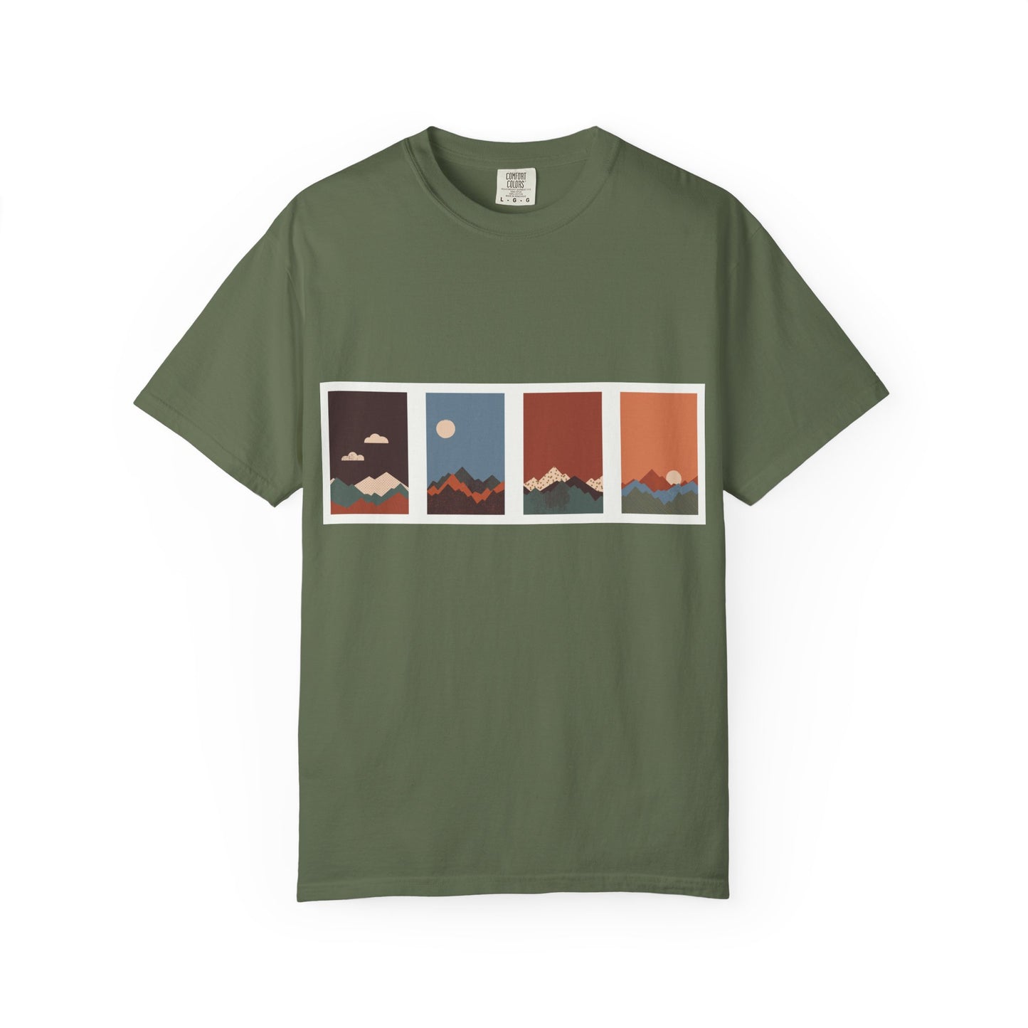 Unisex Mountain Sunset T-Shirt | Cozy Casual Wear, Nature Lover Gift, Travel Tee, Outdoor Adventure Shirt, Hiking Apparel