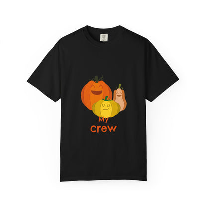 Cute Pumpkin Family T-Shirt, Fall Apparel, Halloween Shirt, Thanksgiving Gift, Harvest Crew Tee, Unisex Seasonal Wear - MaisonThreadory