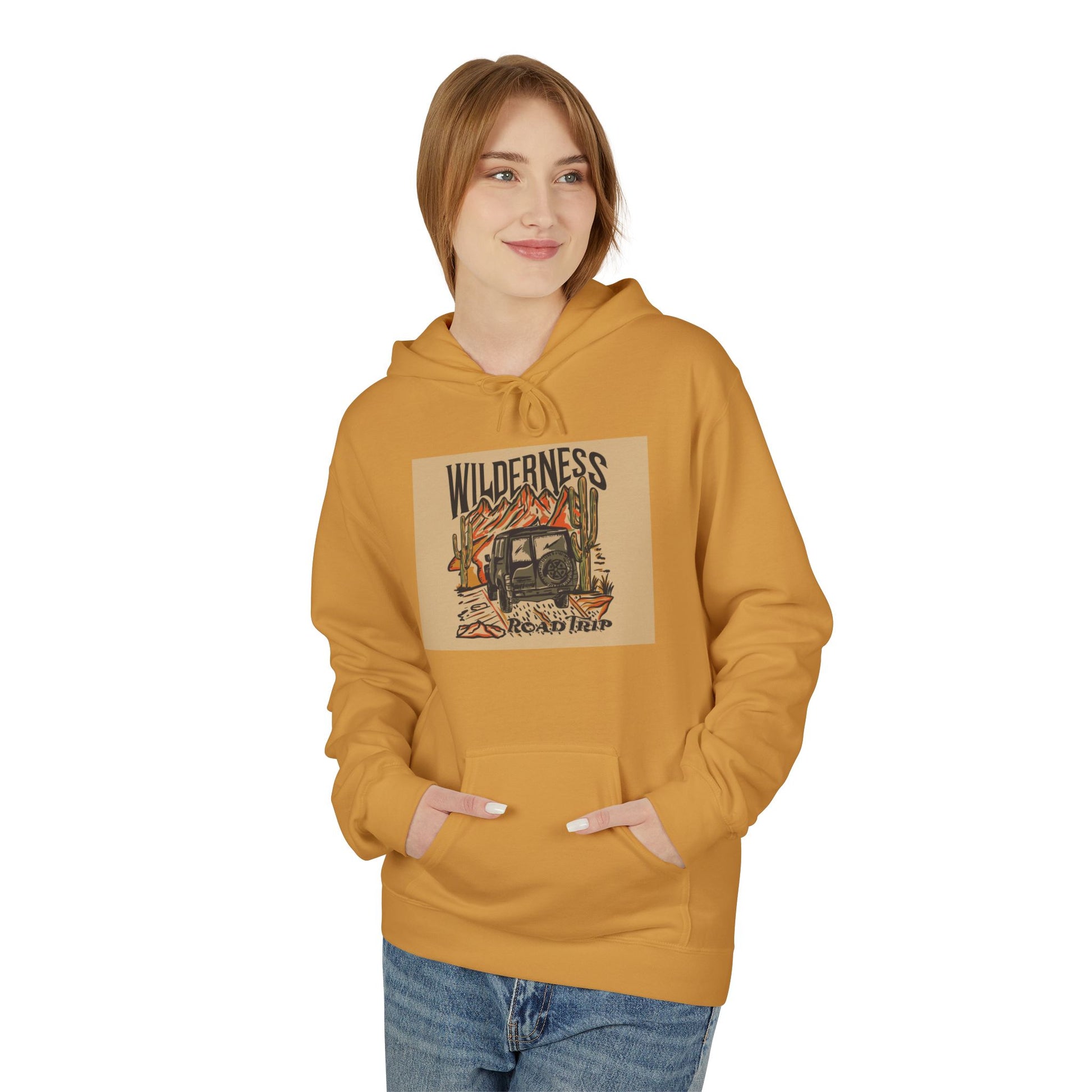 Wilde Bless Fleece Hoodie - Unisex, Cozy Style, Perfect for Casual Wear, Gifts, Outdoor Adventures, Festivals - MaisonThreadory