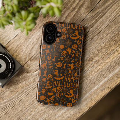 Halloween Phone Case, Tough Cases with Spooky Design, Trick or Treat Accessories, Perfect for Halloween Decor, Gift for Halloween Lovers