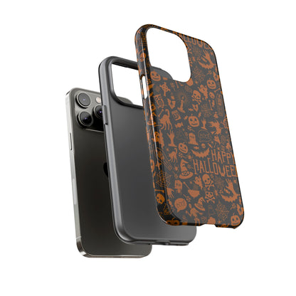 Halloween Phone Case, Tough Cases with Spooky Design, Trick or Treat Accessories, Perfect for Halloween Decor, Gift for Halloween Lovers