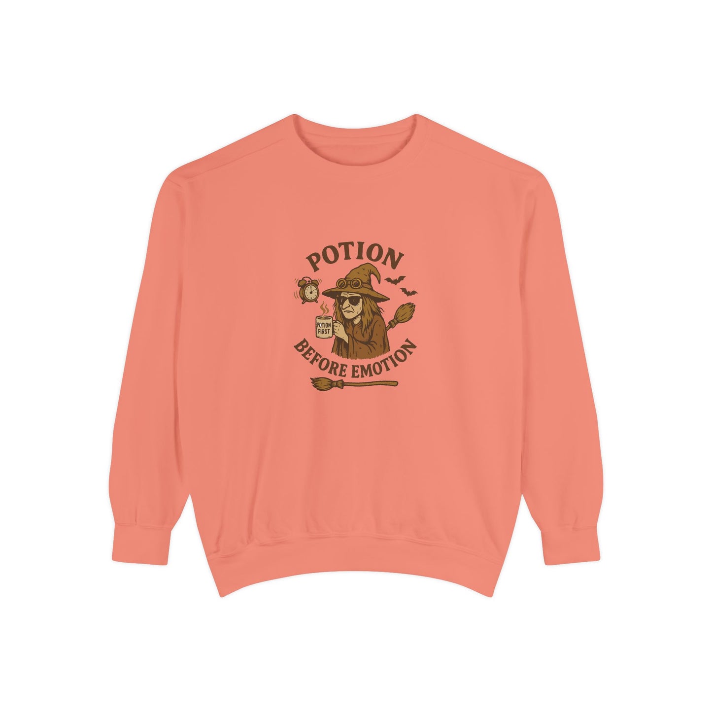 Potion Before Emotion Sweatshirt | Unisex Magical Sweatshirt for Cozy Days, Witchy Gifts, Halloween Apparel, Birthday Present, [...] - MaisonThreadory