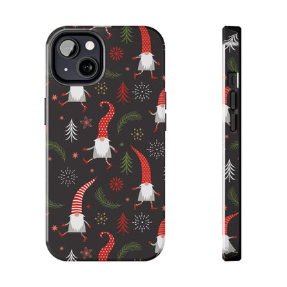 Gnomes & Holiday Cheer Tough Phone Cases, Cute Phone Accessories, Holiday Gift, Gnome Phone Cover, Festive Phone Protection, Winter Decor