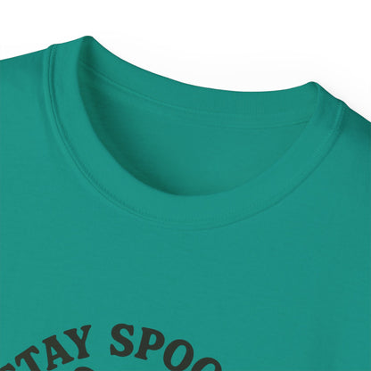 Spooky Halloween Unisex Tee, Stay Spooky Babe Shirt, Plus Size Halloween T-Shirt, Cute Witch Tee, Fall Festive Apparel
