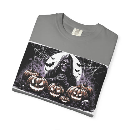 Spooky Halloween T-shirt, Unisex Graphic Tee, Ghostly Apparel, Fall Fashion, Pumpkin Shirt, Halloween Costume Top