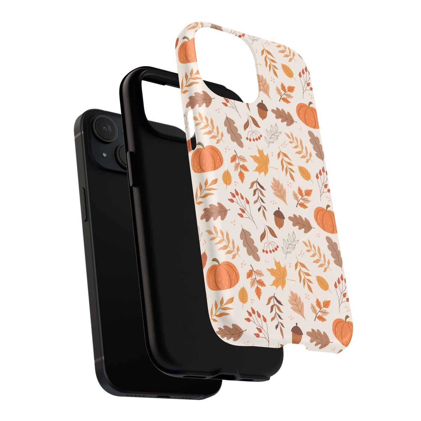Autumn Floral Phone Case - Tough Magnetic Cases for Fall, Seasonal Accessories, Nature Lover Gifts, Cute Phone Cover, Unique Phone Case - MaisonThreadory