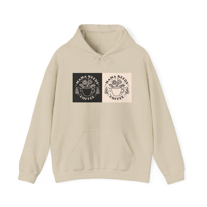 Cozy Coffee Lover's Hoodie, Unisex Sweatshirt, Gift for Coffee Enthusiasts, Casual Wear, Ideal for Cafe Hopping - MaisonThreadory