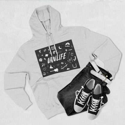 Vanlife Adventure Hoodie - Cozy Fleece Sweatshirt for Travel Lovers, Outdoor Enthusiasts, Camping, Road Trips, Gift for Explorer - MaisonThreadory