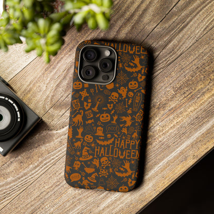 Halloween Phone Case, Tough Cases with Spooky Design, Trick or Treat Accessories, Perfect for Halloween Decor, Gift for Halloween Lovers