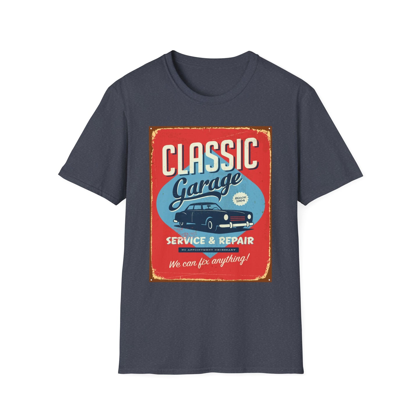 Classic Garage Vintage T-Shirt, Car Lovers Gift, Retro Car Tee, Father's Day Shirt, Classic Auto Enthusiast Apparel