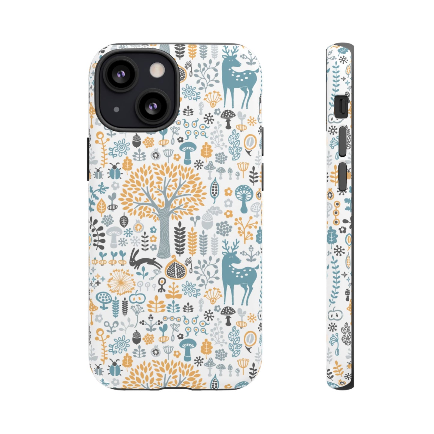 Nature-Inspired Phone Case, Durable Protective Cover, Bohemian Phone Accessory, Symbol of Strength, Eco-Friendly Gift