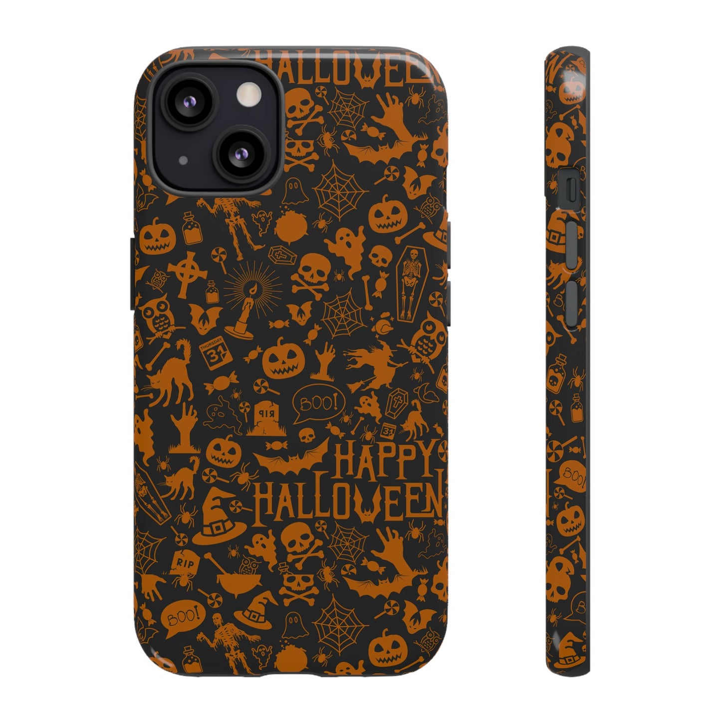 Halloween Phone Case, Tough Cases with Spooky Design, Trick or Treat Accessories, Perfect for Halloween Decor, Gift for Halloween Lovers