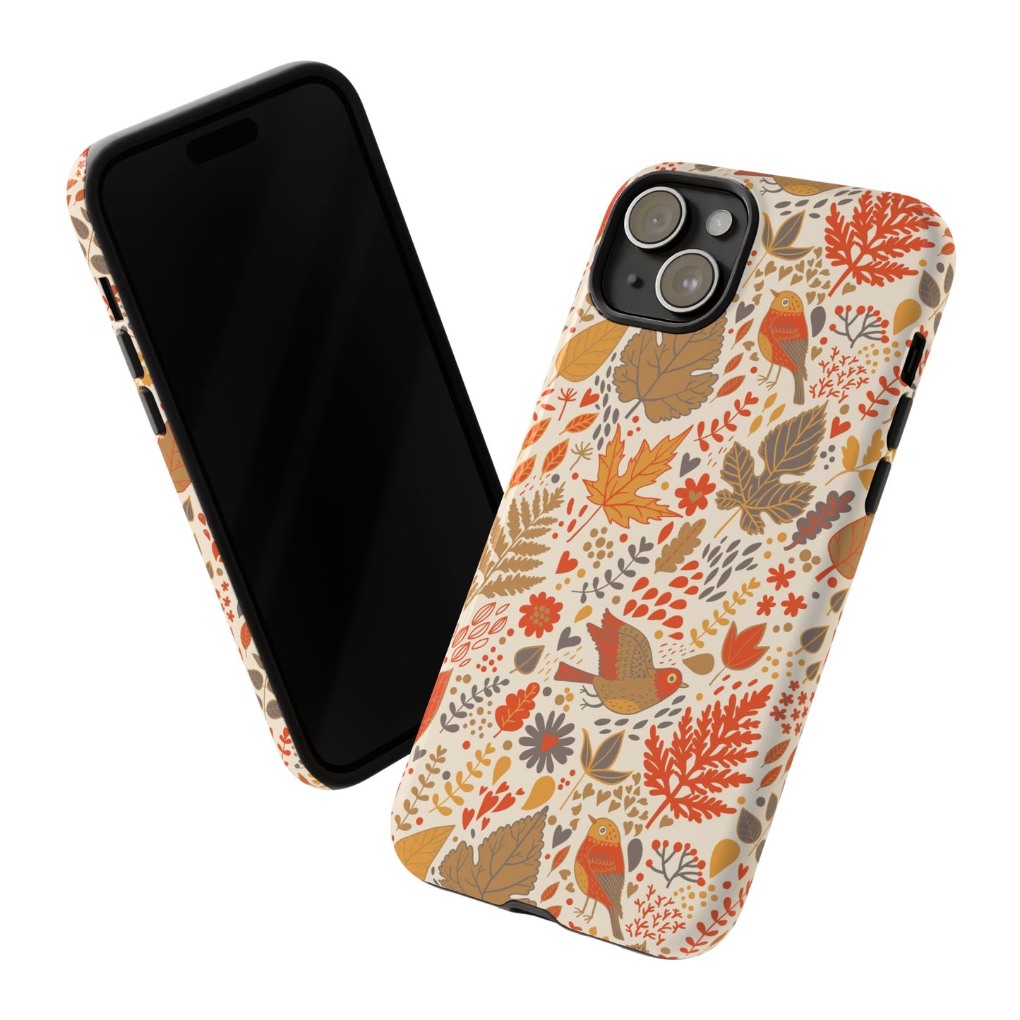 Floral Phone Case - Tough Cases for Nature Lovers, Stylish Cover, Nature-Themed Gift, Phone Accessories, Fall Aesthetic