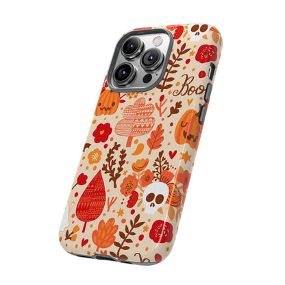 Autumn Phone Case - Cozy Fall Vibes, Pumpkin Decor, Halloween Gift, Floral Design, Seasonal Aesthetic