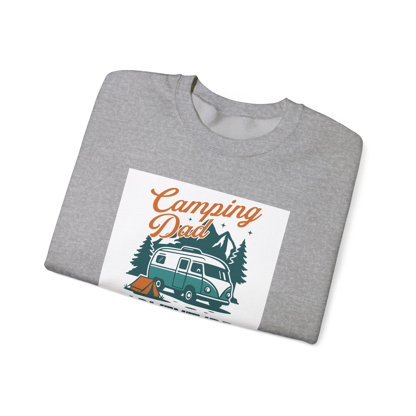 Unisex Camping Adventure Sweatshirt, Cozy Outdoor Apparel, Gift for Dads, Camping Enthusiasts, Father's Day, Weekend Getaway - MaisonThreadory