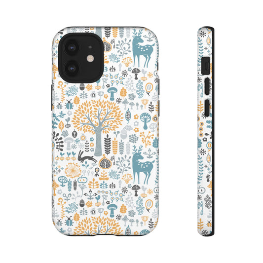 Nature-Inspired Phone Case, Durable Protective Cover, Bohemian Phone Accessory, Symbol of Strength, Eco-Friendly Gift