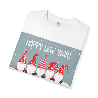 Festive Holiday T-Shirt with Gnomes | Merry Christmas & Happy New Year | Unisex Christmas Apparel, Gift for Friends, Family, New [...] - MaisonThreadory