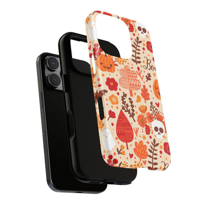 Autumn Phone Case - Cozy Fall Vibes, Pumpkin Decor, Halloween Gift, Floral Design, Seasonal Aesthetic