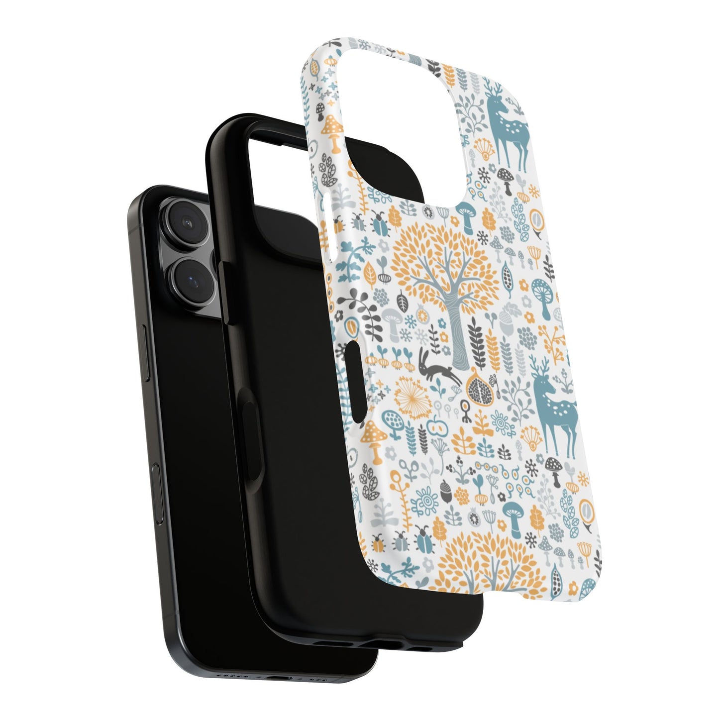 Nature-Inspired Phone Case, Durable Protective Cover, Bohemian Phone Accessory, Symbol of Strength, Eco-Friendly Gift