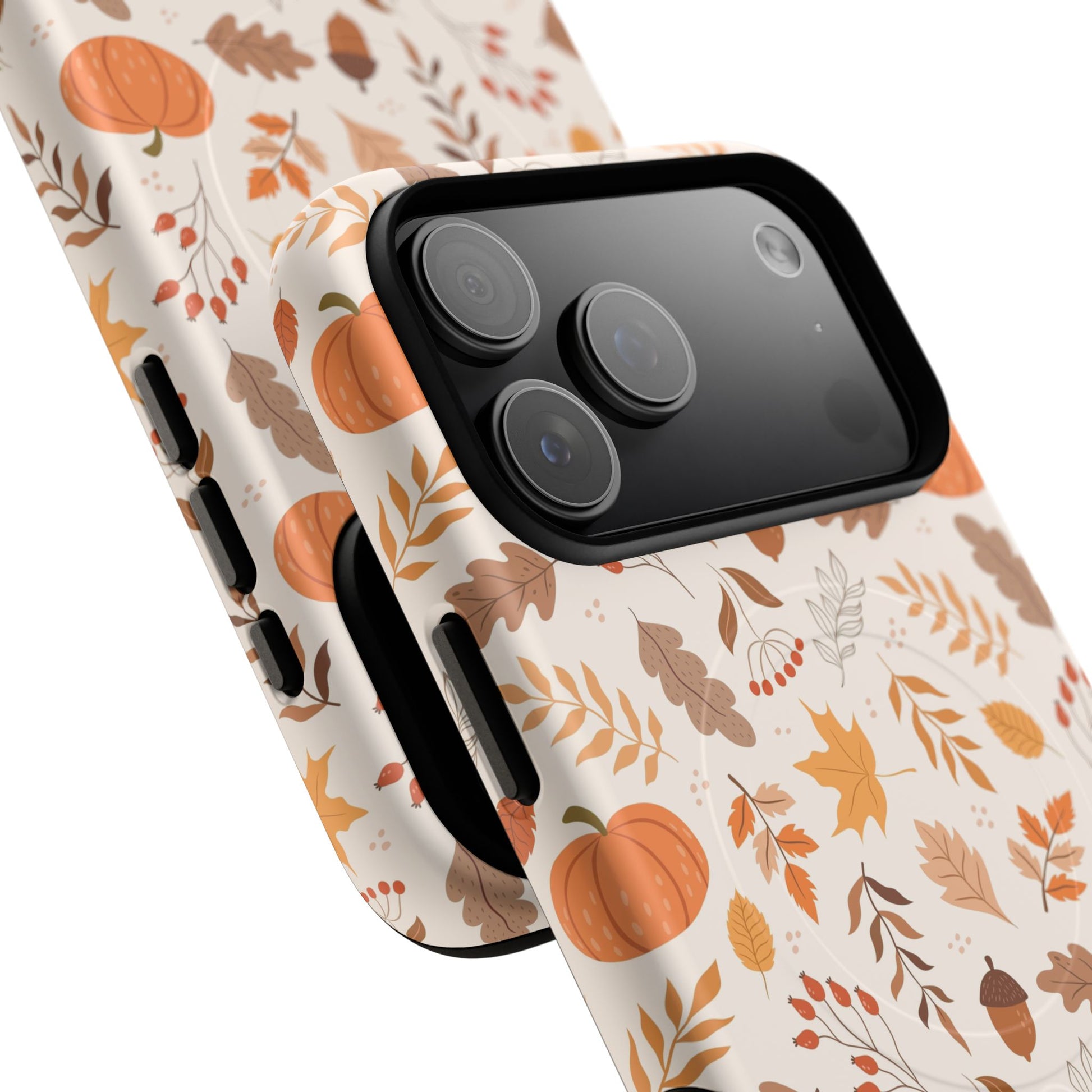 Autumn Floral Phone Case - Tough Magnetic Cases for Fall, Seasonal Accessories, Nature Lover Gifts, Cute Phone Cover, Unique Phone Case - MaisonThreadory