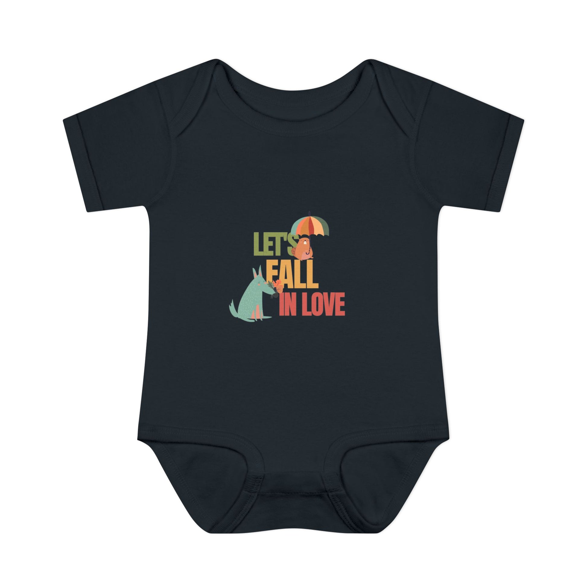 Autumn Baby Bodysuit - Let's Fall in Love, Cute Infant Outfit, Seasonal Gift, Baby Shower Present, Little One's Fall Fashion - MaisonThreadory