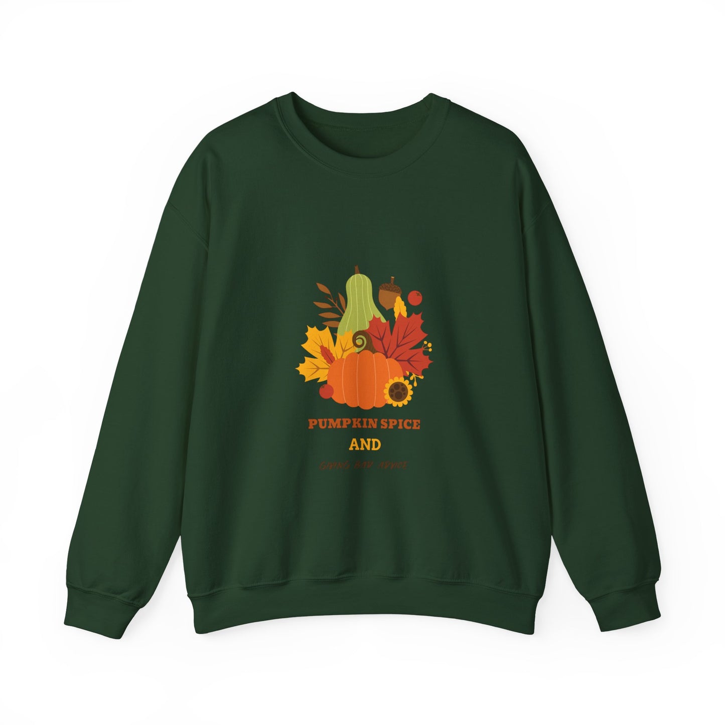 Fall Sweatshirt, Autumn Pullover, Cozy Jumper, Seasonal Crewneck, Unisex Sweater, Warm Top - MaisonThreadory