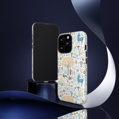 Nature-Inspired Phone Case, Durable Protective Cover, Bohemian Phone Accessory, Symbol of Strength, Eco-Friendly Gift