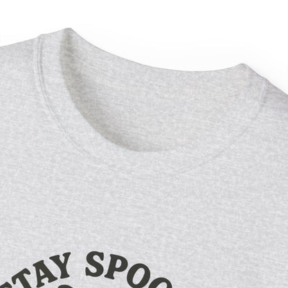 Spooky Halloween Unisex Tee, Stay Spooky Babe Shirt, Plus Size Halloween T-Shirt, Cute Witch Tee, Fall Festive Apparel