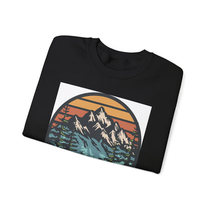 Camping Adventures Unisex Sweatshirt - Cozy Outdoor Gear, Nature Lover Gift, Hiking Apparel, Travel Essential, Campfire Style - MaisonThreadory