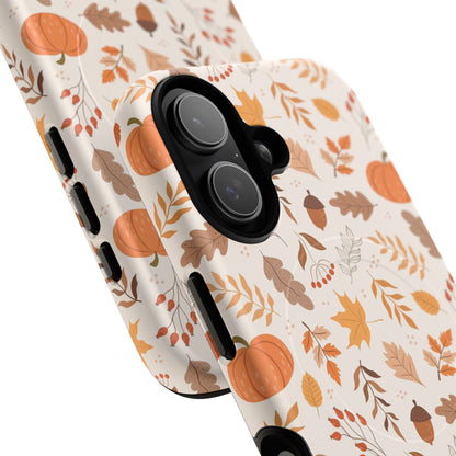 Autumn Floral Phone Case - Tough Magnetic Cases for Fall, Seasonal Accessories, Nature Lover Gifts, Cute Phone Cover, Unique Phone Case - MaisonThreadory