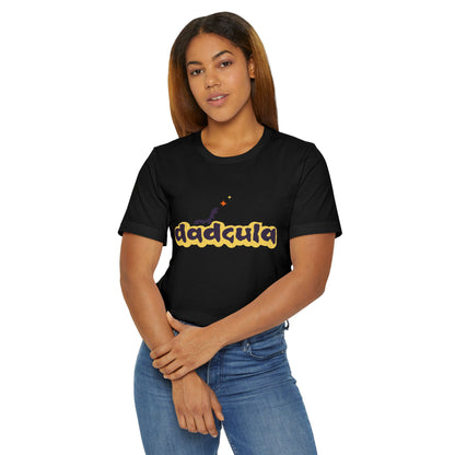 Dadcula T-Shirt, Funny Dad Shirt, Halloween Apparel, Unisex Jersey Tee, Gift for Dads, Casual Outfit - MaisonThreadory