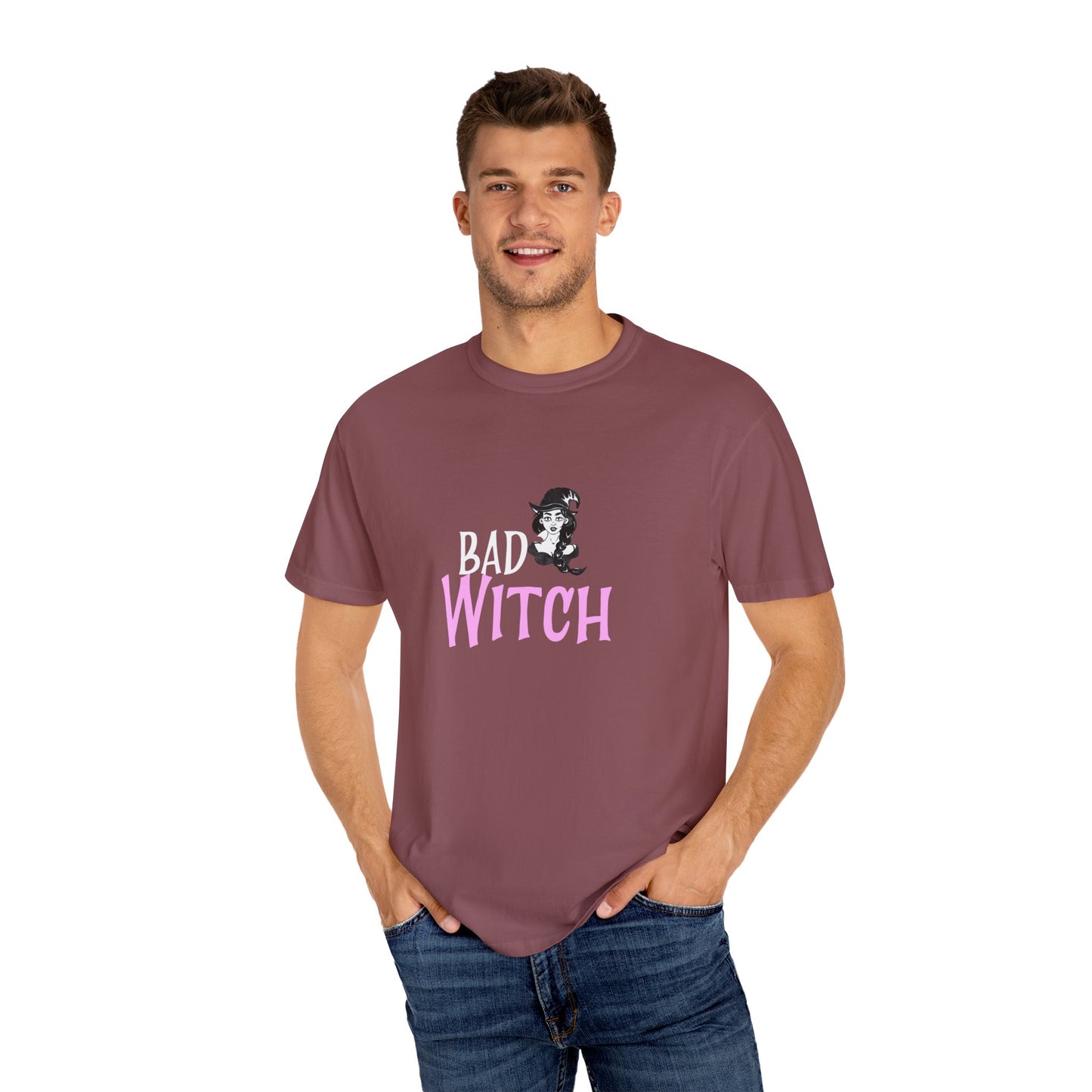 Halloween Bad Witch T-Shirt, Unisex Tee, Spooky Shirt, Witchy Apparel, Gift for Her - MaisonThreadory