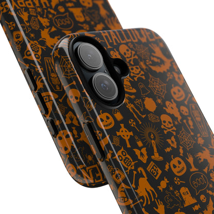 Halloween Phone Case, Tough Cases with Spooky Design, Trick or Treat Accessories, Perfect for Halloween Decor, Gift for Halloween Lovers