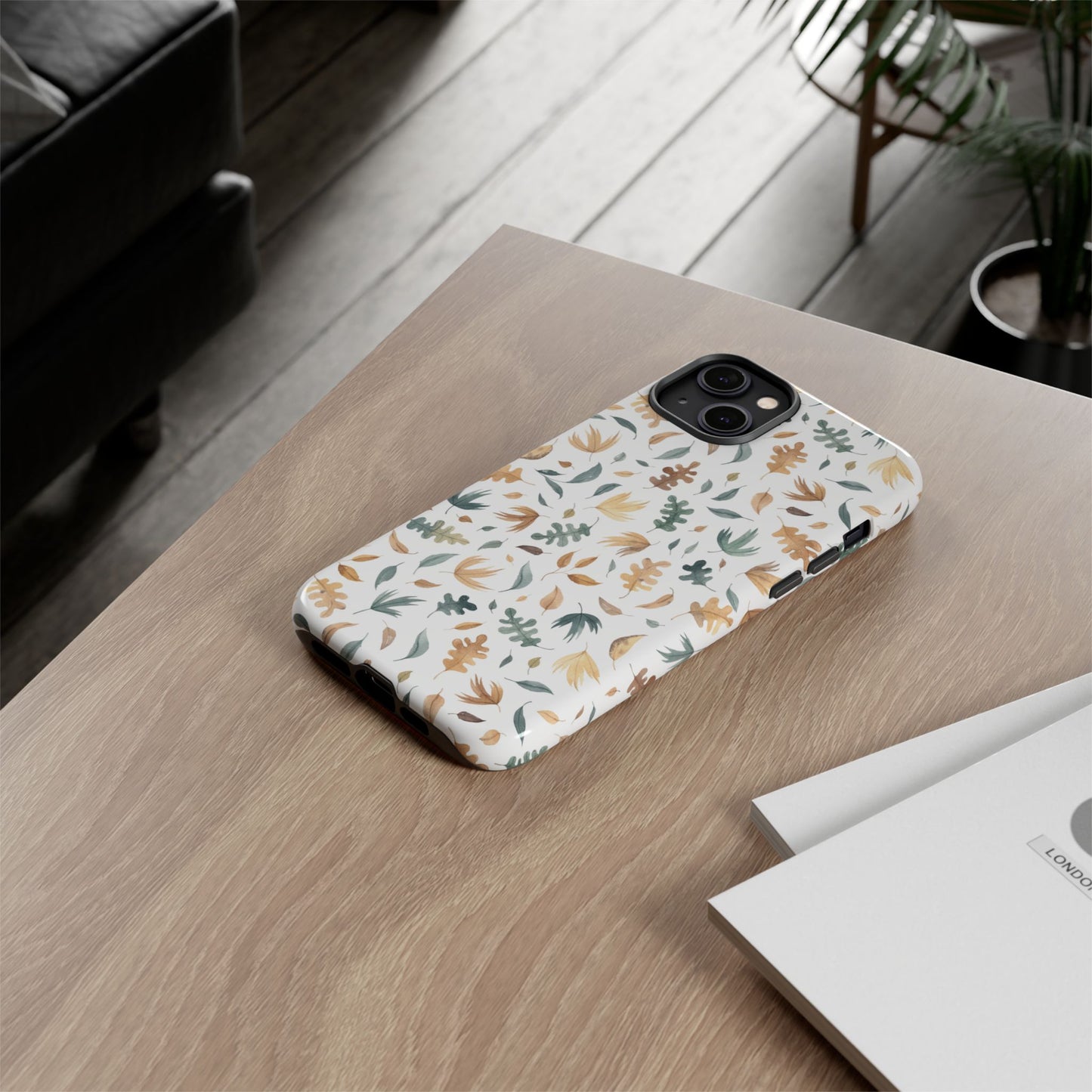 Stylish Floral Phone Case - Tough Cases, Nature-Inspired Design, Gift for Her, Phone Accessory, Floral Pattern Cover