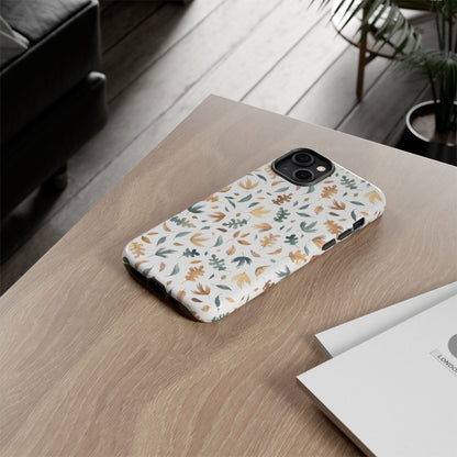 Stylish Floral Phone Case - Tough Cases, Nature-Inspired Design, Gift for Her, Phone Accessory, Floral Pattern Cover