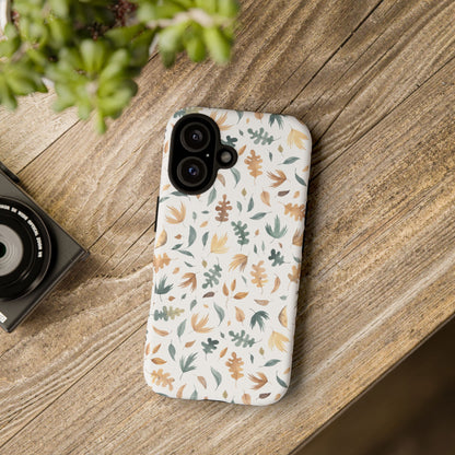 Stylish Floral Phone Case - Tough Cases, Nature-Inspired Design, Gift for Her, Phone Accessory, Floral Pattern Cover