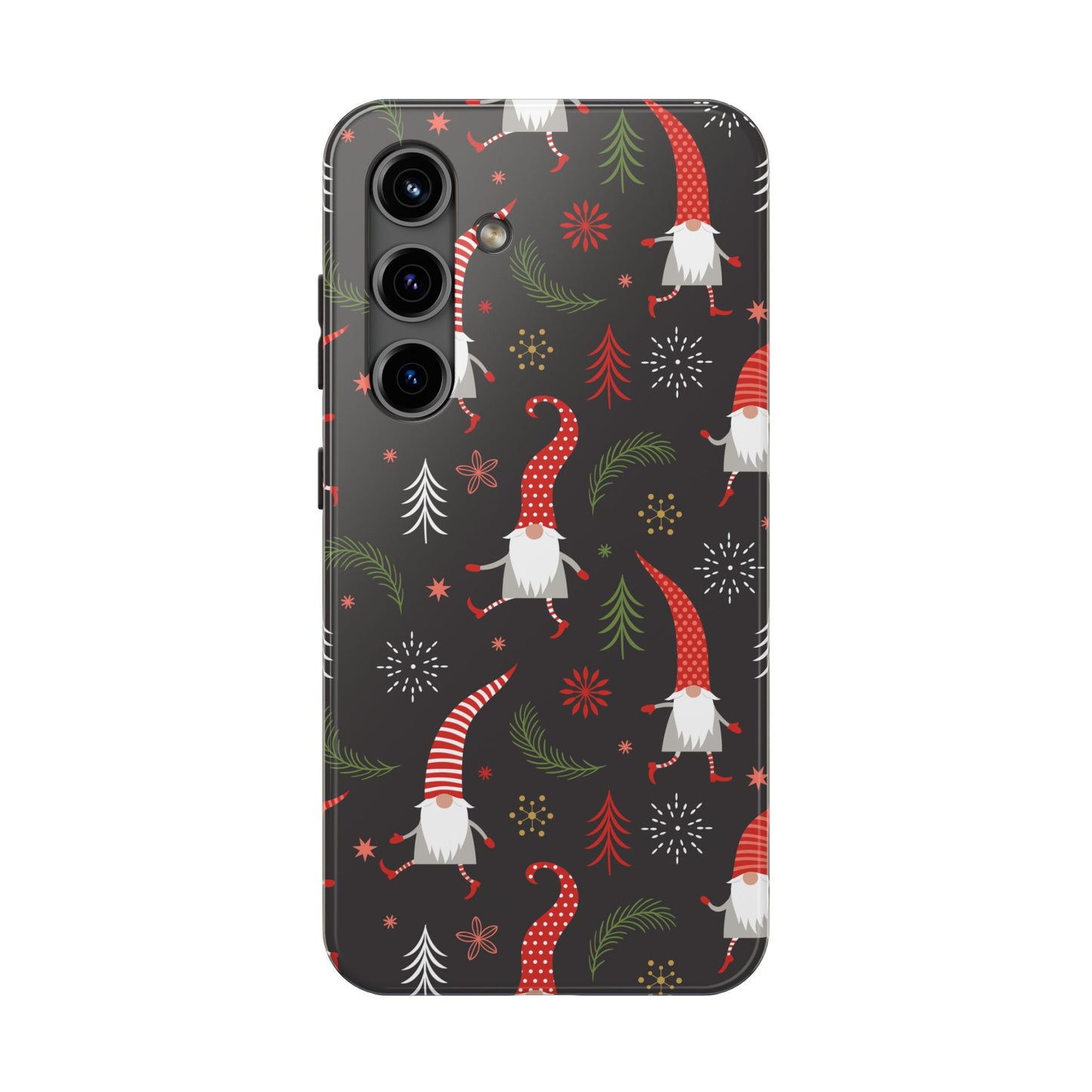 Gnomes & Holiday Cheer Tough Phone Cases, Cute Phone Accessories, Holiday Gift, Gnome Phone Cover, Festive Phone Protection, Winter Decor