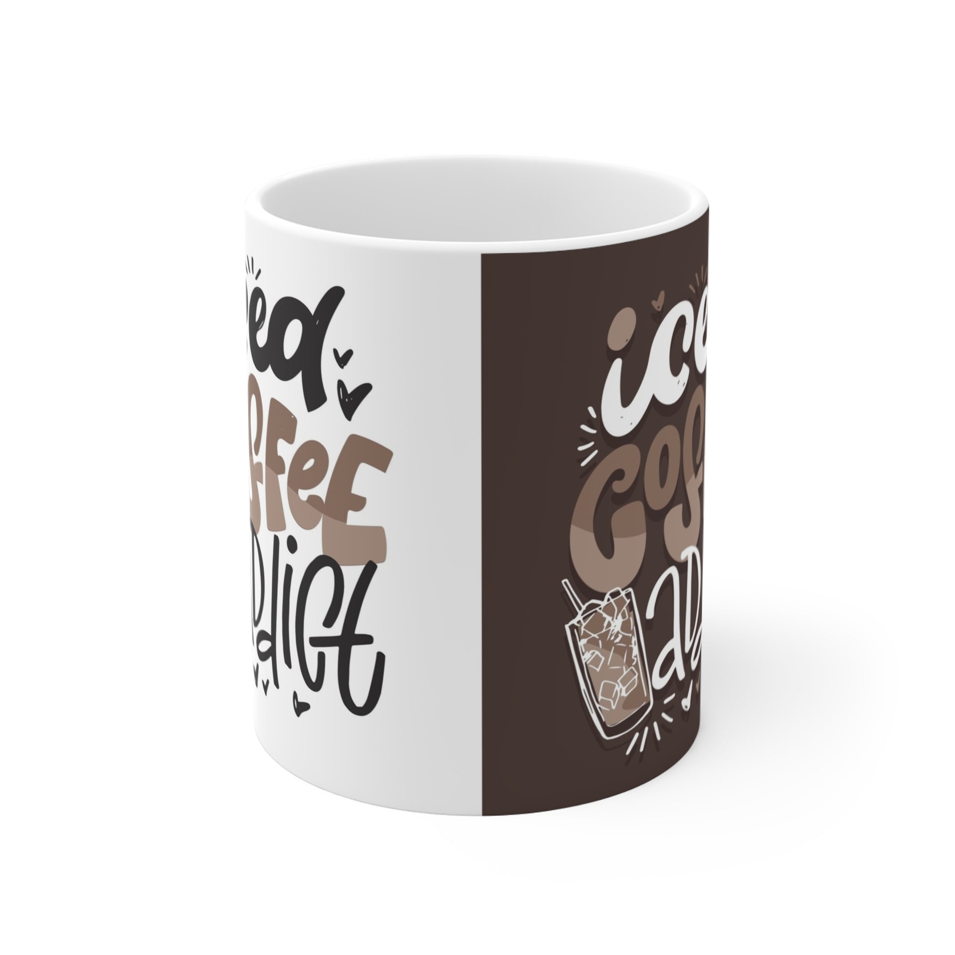 Iced Coffee Delight Mug - Perfect for Coffee Lovers, Gift for Friends, Home Decor, Daily Use, Birthday Present - MaisonThreadory