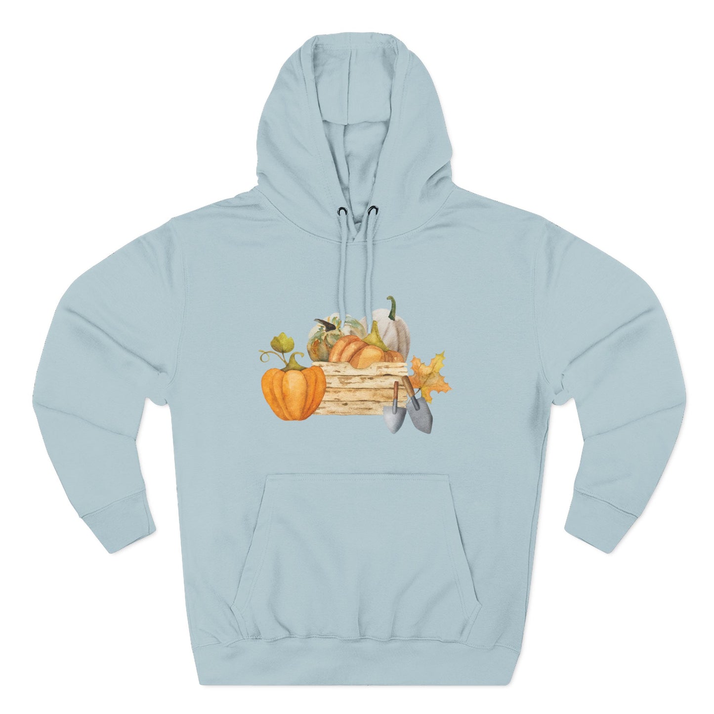 Autumn Harvest Fleece Hoodie, Cozy Fall Sweatshirt, Pumpkin Hoodie, Seasonal Apparel, Gift for Thanksgiving