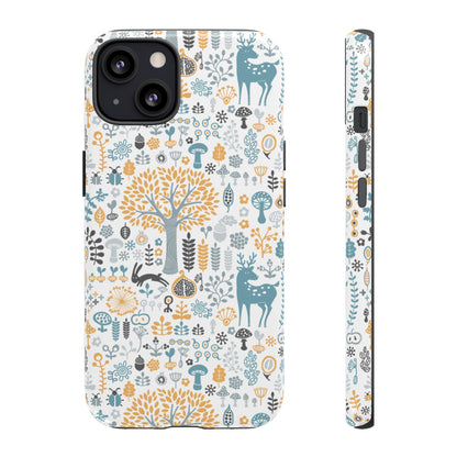 Nature-Inspired Phone Case, Durable Protective Cover, Bohemian Phone Accessory, Symbol of Strength, Eco-Friendly Gift