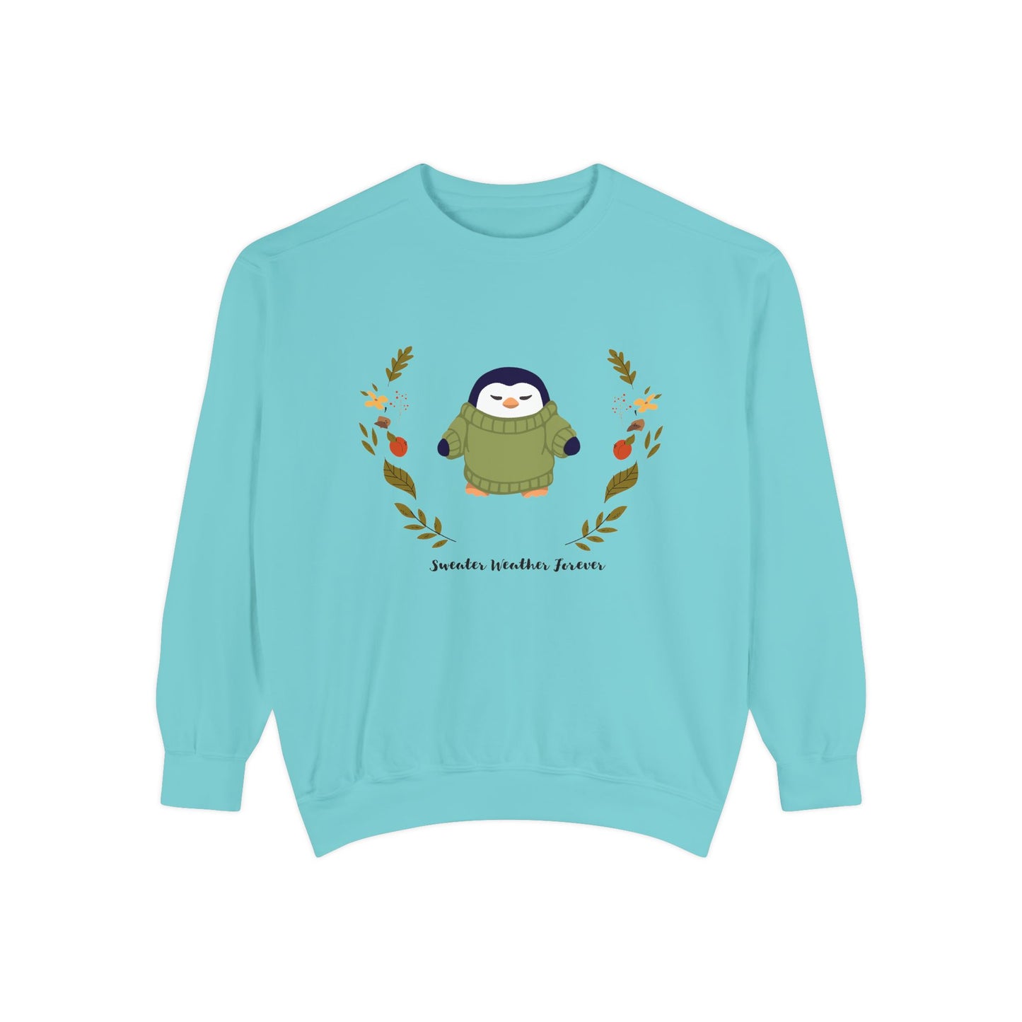 Whimsical Penguin Sweatshirt, Cozy Unisex Pullover for Every Occasion, Gift for Winter Lovers, Cute Fall Apparel, Festive Holiday Clothing - MaisonThreadory
