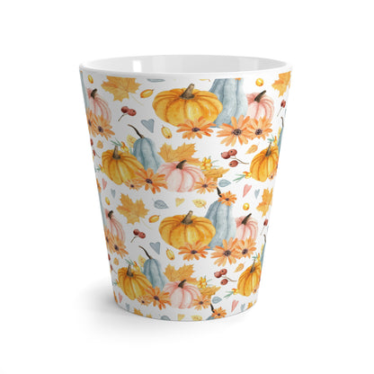 Fall Pumpkin Latte Mug | Cozy Coffee Cup for Autumn | Seasonal Kitchen Decor | Gift for Pumpkin Lovers | Thanksgiving Mug - MaisonThreadory