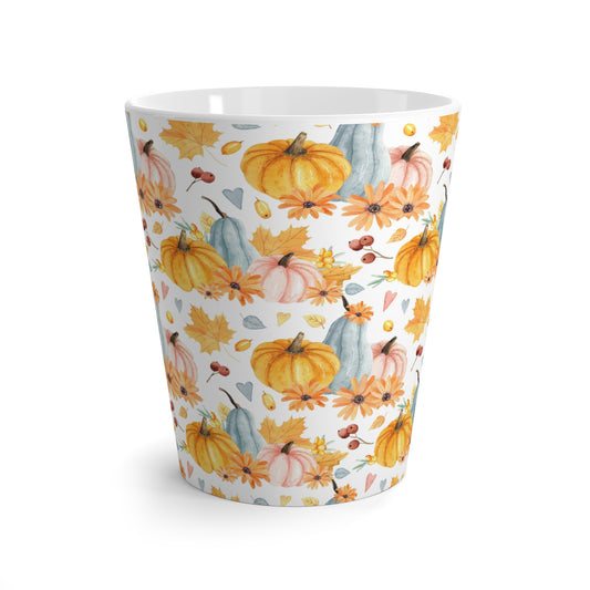 Fall Pumpkin Latte Mug | Cozy Coffee Cup for Autumn | Seasonal Kitchen Decor | Gift for Pumpkin Lovers | Thanksgiving Mug - MaisonThreadory