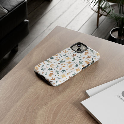 Stylish Floral Phone Case - Tough Cases, Nature-Inspired Design, Gift for Her, Phone Accessory, Floral Pattern Cover