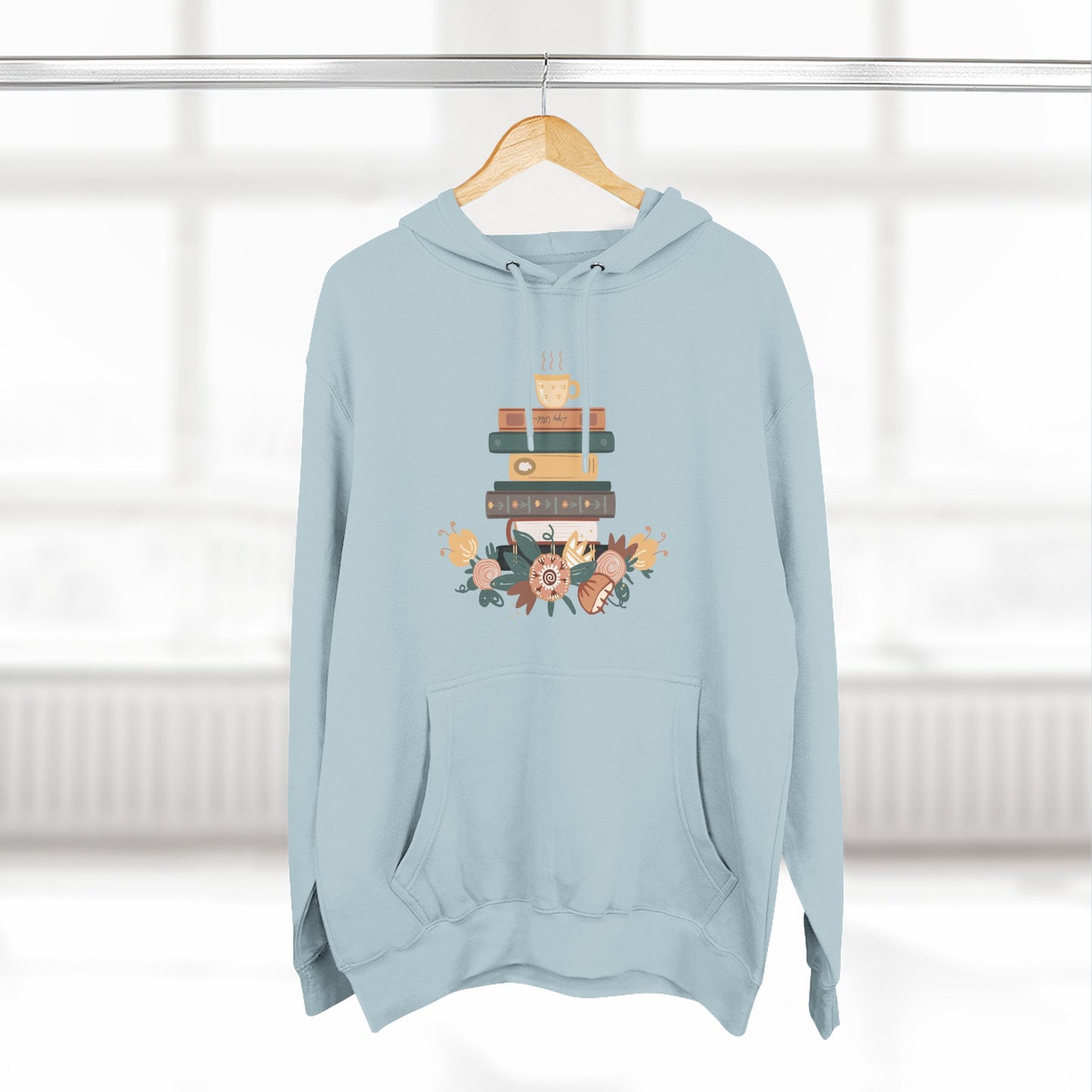 Cozy Book Lover's Hoodie | Three-Panel Fleece, Reading Gift, Literary Sweatshirt, Casual Apparel, Birthday Present, Book Club Outfit - MaisonThreadory