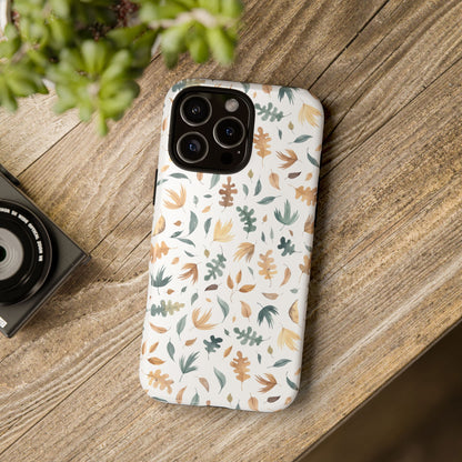 Stylish Floral Phone Case - Tough Cases, Nature-Inspired Design, Gift for Her, Phone Accessory, Floral Pattern Cover