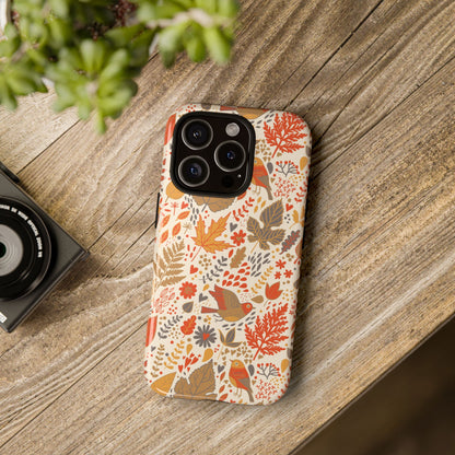 Floral Phone Case - Tough Cases for Nature Lovers, Stylish Cover, Nature-Themed Gift, Phone Accessories, Fall Aesthetic
