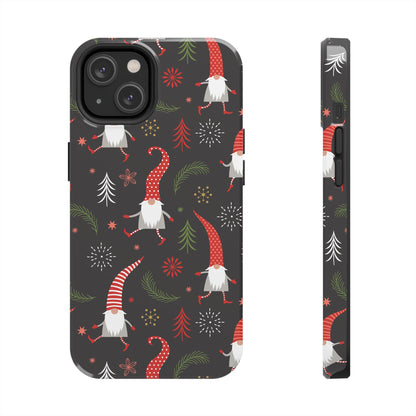 Gnomes & Holiday Cheer Tough Phone Cases, Cute Phone Accessories, Holiday Gift, Gnome Phone Cover, Festive Phone Protection, Winter Decor