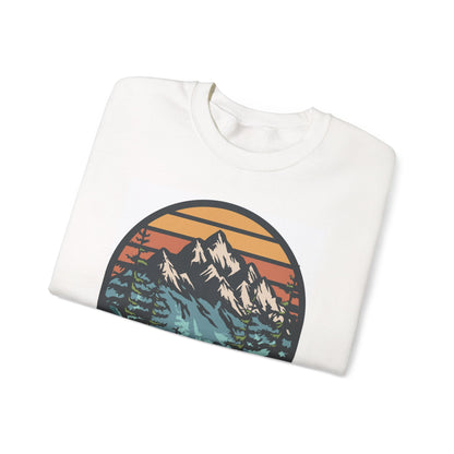 Camping Adventures Unisex Sweatshirt - Cozy Outdoor Gear, Nature Lover Gift, Hiking Apparel, Travel Essential, Campfire Style - MaisonThreadory